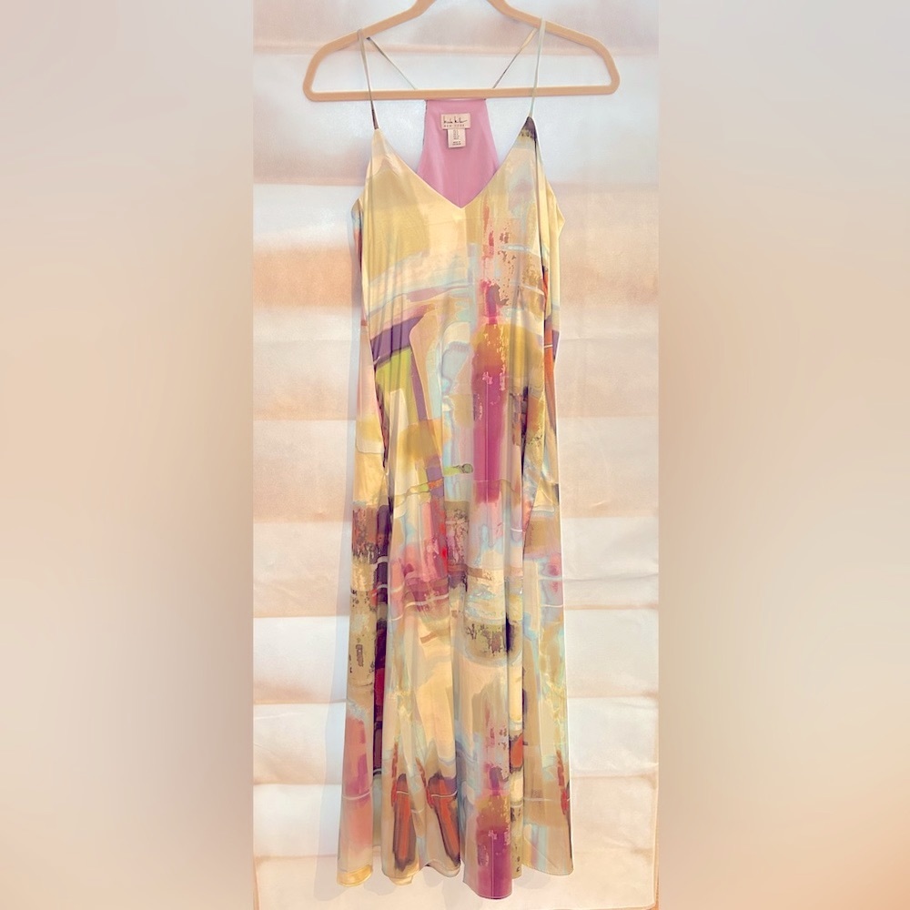 Nicole Miller Maxi Dress with pockets Size 2 ECU